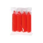 Adventskerze 10cm Ø2,2cm rot 4 Pack