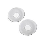 Kerzenmanschette Glas glatt für ø2,5cm Kerzen Ø6,5cm 2 Stück 2 Stück