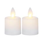 STAR TRADING LED-Kerze 'Twinkel' 2er Set, 2 Batterien CR2450