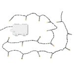 Lichterkette für außen 144 LED warmweiß und Timer 12m transparent 144