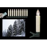F-H-S Basis-Set LED-Baumkerze 10 Kerzen inklusive Befestigunsclip und Batterien