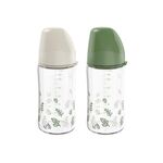 NIP Weithalsflasche 'Cherry Green' 2fach sortiert Boy / Girl