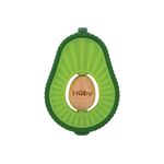 Nuby Beißring 'Avocado'