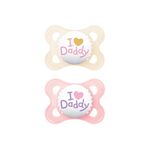 MAM Schnuller Original Silikon 'I love Daddy' 2er Set 2er Set