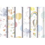 ZOEWIE Geschenkpapier Baby 200 x 70 cm