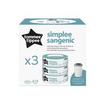 TOMMEE TIPPEE Nachfüllkassette für Simplee Sangenic Windeleimer 3er Set