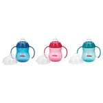 Nuby Trinklerntasse mit Click-It-Verschluß 3fach sortiert