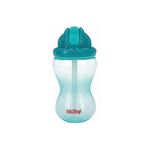 Nuby Soft Flip-It Trinkhalmflasche mit Click-It-Verschluß 3fach sortiert