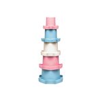 NIP Stapel-Spielbecher Set 'play green' sortierte zarte Farben, 5er Set Becher