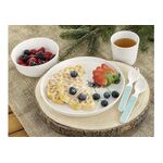 reer Growing Kindergeschirr-Set 'WildLife' 1 Teller, 1 Schale, 1 Becher, 1 Löffel, 1 Gabel