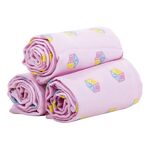 Baumwoll-Mullwindel 'ABC' 3er Pack