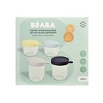 BEABA Portionsbehälter 4er Set 2 x 150 ml, 2 x 250 ml