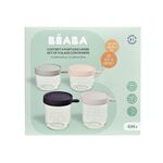 BEABA Portionsbehälter 4er Set 2 x 150 ml, 2 x 250 ml