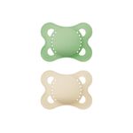 MAM Schnuller Original Pure plain Silikon uni 2er Set 2er Set
