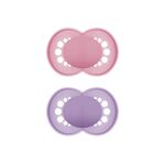 MAM Schnuller Original Pure plain Silikon girl 2er Set 2er Set