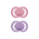 MAM Schnuller Original Pure plain Silikon girl 2er Set 2er Set
