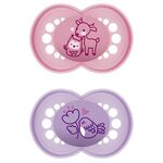 MAM Schnuller Original Pure Silikon girl 'Reh / Vogel' 2er Set 2er Set