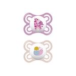 MAM Schnuller Perfect Silikon 'Giraffe / Schnecke' 2er Set 2er Set