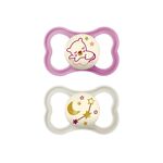 MAM Schnuller Air Night Silikon Tiger / Sterne 2er Set 2er Set