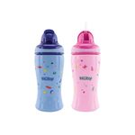 Nuby Trinkflasche 'Soft-Flip' 2fach sortiert