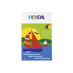 HEYDA Glanzpapiermappe 12 Blatt 12 Blatt