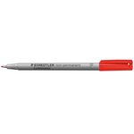 STAEDTLER Lumocolor wasserlösl.F rot