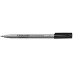 STAEDTLER Lumocolor wasserlösl.S schwarz