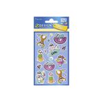 AVERY ZWECKFORM Glossy Sticker 57301 Faultier 1 Bogen / 15 Aufkleber