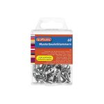 Herlitz Musterbeutelklamm.60 Flachkopf 60er Pack