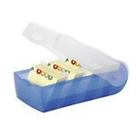 HAN CROCO Karteibox A8 quer blau