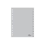 DURABLE Register 1-12 A4 volldeck.grau 12-teilig