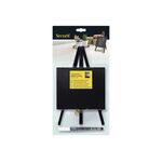 SECURIT Staffelei Holz Kreidetafel sw