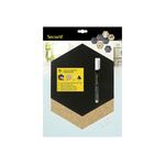 SECURIT Kreidetafel/Korktafel Hexa7tlg 7er Set