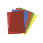 Herlitz Register A4 PP 5tlg farb.sort 5-teilig
