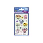 AVERY ZWECKFORM Sticker Blumen Papier 56890