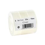 Klebefilm 3 Ro. 33m:18mm ASC 3 Rollen
