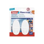 TESA Powerstrips large oval weiss 2er Pack
