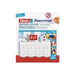 TESA Powerstrips Gardinenhaken 4er Pack