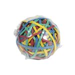 Gummiringball 100g. mehrfarbig