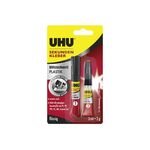 UHU Sekundenkleber Plastik 2g+3ml 3 ml, 2 g