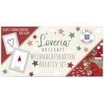 Weihnachtskarten Kreativ Set 'Aufdruck Deutsch'32-teilig