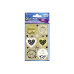 AVERY ZWECKFORM Deko Sticker Glückwunsch 57122