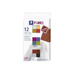 STAEDTLER Fimo Effekt Leder sort. 12St 12er Karton