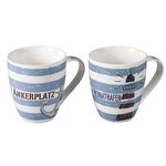 Kaffeebecher 'Heimathafen & Ankerplatz'