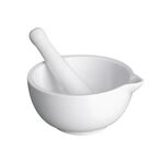RETSCH Mörser-Set Snack 14,5 cm 2 tlg. weiß