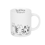 KÖNITZ Kaffeebecher 'Funny cats'