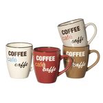 RITZENHOFF & BREKER Jumbokaffeebecher 'Coffee talk' 4fach sortiert