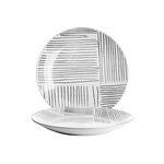 GUSTA Teller 'Table Tales Stripes'