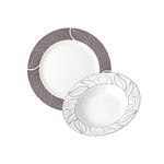 WELLCO Tafelset Grenoble Porzellan 12teilig