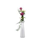 Sandra Rich Vase Classy Solifleur Porzellan 24cm Ø6,5cm weiß
